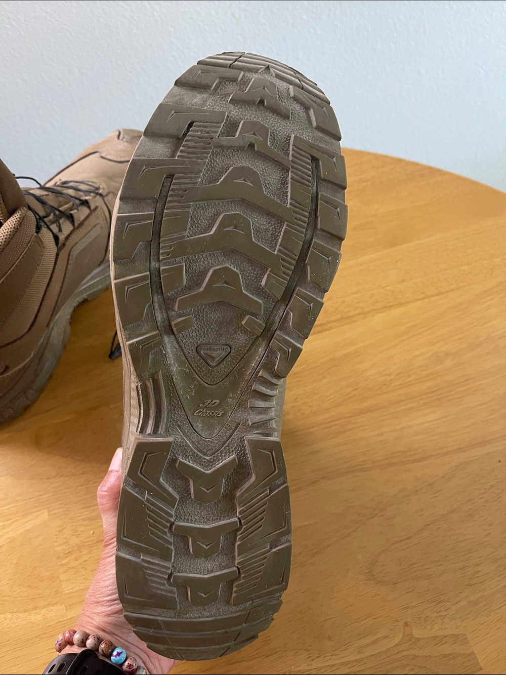 Salomon Brown Quick-Pull Tactical Hiking Boots - Picture 11 of 12